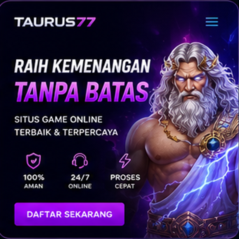 Banner utama TAURUS77